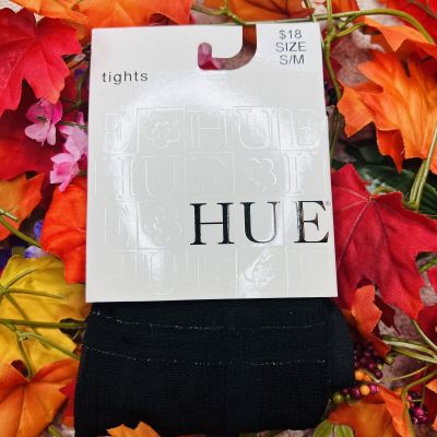 HUE Women’s Plaid Tights with Control Top Black S/M